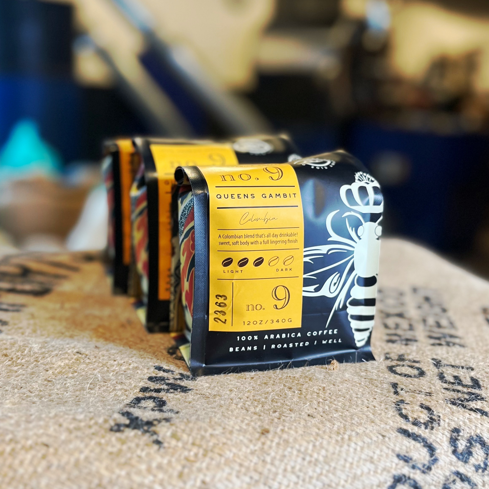 Queen's Gambit Blend (Colombia) Coffee – Queen Bee Coffee Company